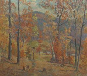 DUMMER h. boylston 1878-1945,Autumn's Red and Gold,Aspire Auction US 2020-02-13