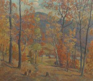 DUMMER h. boylston 1878-1945,Autumn's Red and Gold,Aspire Auction US 2019-09-05