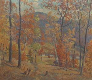 DUMMER h. boylston 1878-1945,Autumn's Red and Gold,Aspire Auction US 2019-04-13