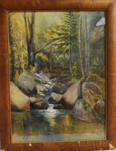 DUMMER Joseph Owen 1860-1935,Woodland Brook,1898,Skinner US 2011-04-13