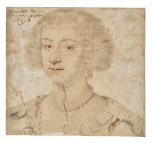 DUMONSTIER Daniel 1574-1646,A presumed portrait of Charlotte de Montmorency (1,Christie's 2024-02-01