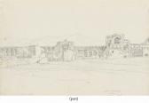DUMONT Augustin Alexandre 1801-1884,View of Porta San Giovanni in Rome,1824,Christie's GB 2014-12-02