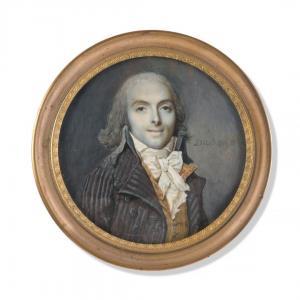 DUMONT Francois I 1751-1831,Portrait d'homme en redingote à,Artcurial | Briest - Poulain - F. Tajan 2024-03-21