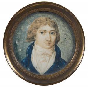 DUMONT Francois I 1751-1831,Portrait présumé du girondin Charles Jean-Marie Ba,Tajan FR 2010-10-20