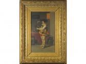 DUMONT Francois 1850-1920,Le mousquetaire amateur de peintures,Henri Adam (S.V.V.) FR 2008-03-16