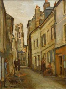 DUMONT Jo 1900-1900,La rue Serrurier à Laon,Delorme-Collin-Bocage FR 2007-11-09