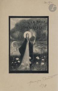 DUMONT Maurice 1869-1899,La Dame inexorable,1894,Ader FR 2019-12-04
