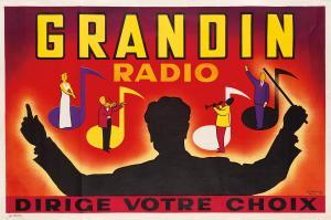 DUMONT P,GRANDIN RADIO,1950,Swann Galleries US 2021-08-05