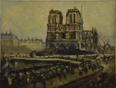 DUMONT Pierre Jean 1884-1936,Notre-Dame de Paris,Etienne de Baecque FR 2019-12-19