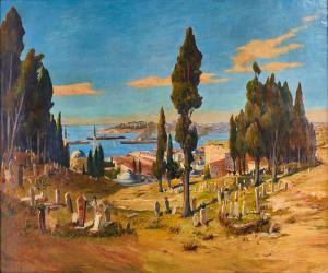 DUMOULIN Louis 1860-1924,Vue sur Istanbul et le Bosphore,Mercier & Cie FR 2019-12-01