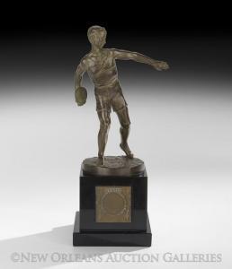 DUNACH JOSE 1886-1957,The Discus Thrower,New Orleans Auction US 2015-12-04