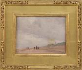 DUNBAR Harold C. 1882-1953,Figures along the coast,Eldred's US 2020-01-24