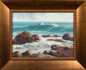 DUNCAN Darwin 1905-2002,Oceanside Rocks,Clars Auction Gallery US 2023-04-15