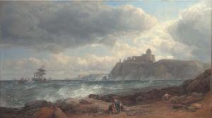 DUNCAN Edward 1803-1882,Tantallon Castle, coast of Haddingtonshire,1875,Christie's GB 2003-03-06