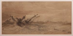 DUNCAN Edward 1803-1882,The Goodwin Sands,1863,Reeman Dansie GB 2023-08-28