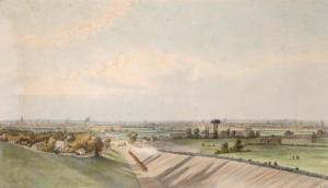 DUNCAN Edward 1803-1882,VIEW OF THE LONDON AND CROYDON RAILWAY,Mellors & Kirk GB 2013-11-27