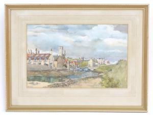 DUNCAN John A.S,Low Tide, A river with boats at low tide,20th century,Claydon Auctioneers 2021-11-06