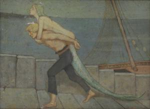 DUNCAN John A 1866-1945,The Sailor and the Mermaid,Sworders GB 2023-10-17