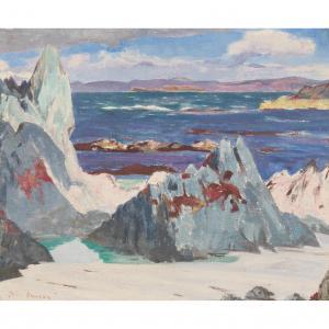 DUNCAN John McKirdy 1866-1945,CATHEDRAL ROCK, NORTH END, IONA,Lyon & Turnbull GB 2023-06-08