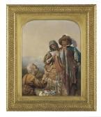 DUNCAN Lawrence 1850-1895,The Peddler,1861,New Orleans Auction US 2016-12-10