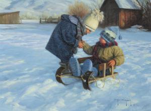 DUNCAN Robert 1952,Cold Hands,1990,Scottsdale Art Auction US 2023-08-26