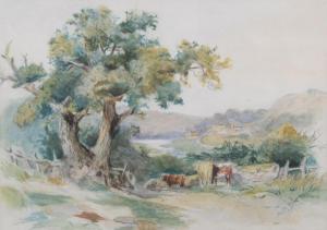 DUNCAN S,Landscape with cattle,Ewbank Auctions GB 2016-03-16