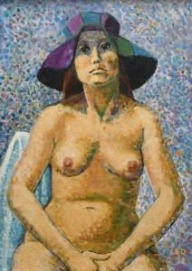 DUNCAN STUART 1919-2001,The Patchwork Hat,Woolley & Wallis GB 2023-12-13