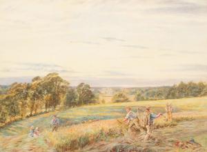 DUNCAN Walter 1848-1932,Haymaking,1892,Simon Chorley Art & Antiques GB 2021-11-23