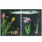 Dunlap William 1944,Aqua Garden - Fish and Flowers,Shannon's US 2021-01-28