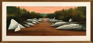 Dunlap William 1944,Watershed Runoff,1989,Neal Auction Company US 2021-02-07