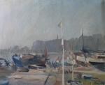 DUNLOP Ronald Ossory 1894-1973,Harbour scene,John Taylors GB 2019-06-25