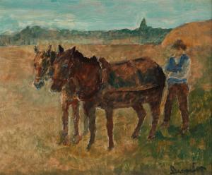 DUNLOP Ronald Ossory 1894-1973,PLOUGHING,Ross's Auctioneers and values IE 2024-03-20