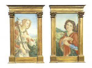DUNN Henry Treffry 1838-1899,Two Angels in an Italian Renaissance Landscapes,Bonhams GB 2015-03-31
