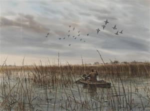 Dunn Noel L 1939,Canvasback Hunting,Copley US 2022-07-14
