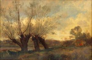 DUNNING John R 1892-1914,A Cloudy Day, Spring Time,1896,Bellmans Fine Art Auctioneers GB 2018-04-18