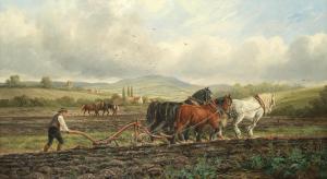 DUNNINGTON Albert 1860-1928,Ploughing the field,Bonhams GB 2019-01-30