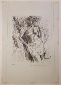 DUNOYER DE SEGONZAC Andre Albert Marie 1884-1974,Moissonneuse debout,Art Richelieu FR 2024-04-16
