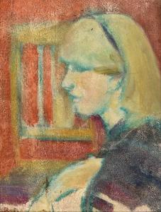 DUNSTAN Bernard 1920-2017,Portrait of a girl,Tennant's GB 2024-03-02