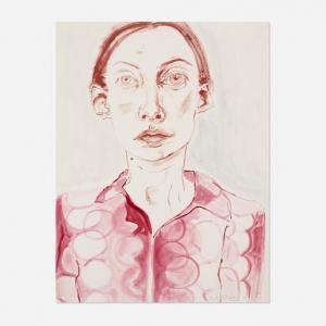 DUONG Anh 1960,Drawing Self-Portrait with Prada Shirt,2003,Wright US 2020-09-30