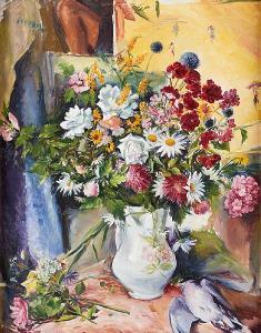 DUPAGNE Adrien 1889-1980,Composition florale printanière,1966,Horta BE 2023-01-23