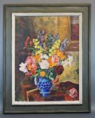 DUPAGNE Adrien 1889-1980,Vase fleuri,1944,Legros BE 2021-06-24