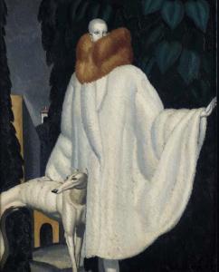 DUPAS Jean 1882-1964,Woman with Stole,1929,Christie's GB 2006-12-19