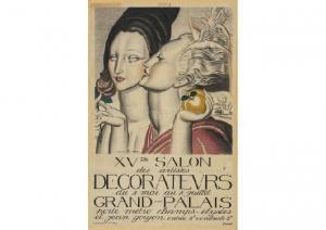 DUPAS Jean 1882-1964,XVme SALON DECORATEVRS GRAND-PALAIS,1924,Mainichi Auction JP 2024-04-05