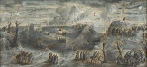 DUPENDANT 1835,Scène de bataille, embuscade près d\’un défilé,Rossini FR 2022-04-06
