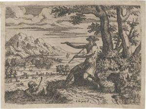 Duperac Etienne 1520-1604,Landschaft mit Merkur und Argus,Galerie Bassenge DE 2023-06-07