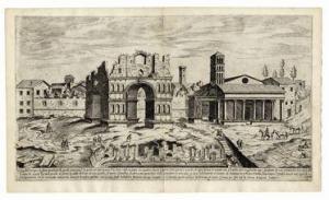 Duperac Etienne 1520-1604,Vestigi del tempio di Jano quadrifrote / Vestigij ,Gonnelli IT 2022-09-08