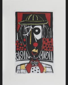 DUPERRON Patrick 1958,LE CLOWN,Besch Cannes Auction FR 2023-04-09
