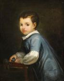 DUPONT ERNEST 1825-1892,LITTLE BOY IN BLUE,1847,Potomack US 2018-01-27