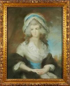 DUPONT Gainsborough 1754-1797,portrait, possibly Charlotte, Princess Royal,Reeman Dansie 2023-02-14