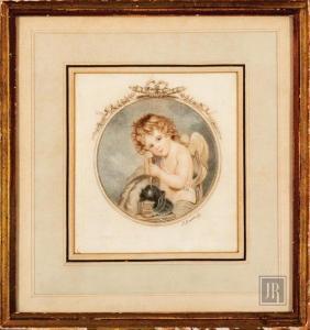 DUPONT LOUIS PIERRE HENRIQUEL 1797-1882,Cupid,Neal Auction Company US 2021-03-04